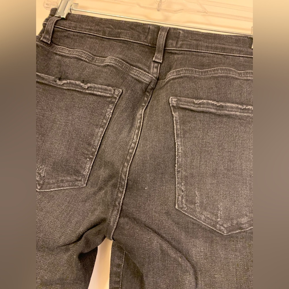 Black Agolde Distressed Jeans - Picture 15 of 16